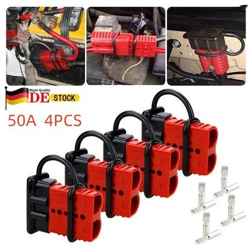 Satz batterie stecker - 4x,