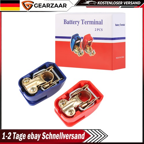 Polklemmen batterie rot - 2x,