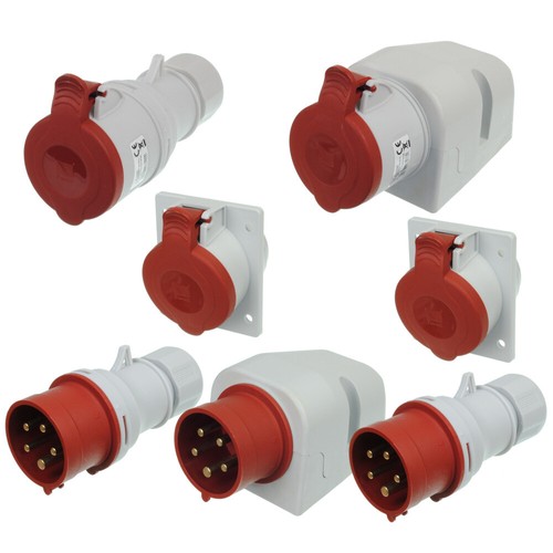 Cee 16a polig steckdose - cee, 5